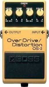 Pedal Overdrive/distortion Boss Os2 Guitarra Electrica