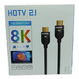 Cabo Hdmi 2.1 8k 3d 120hz Com 1,50 Metros