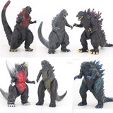6 Adornos De Juguete Del Dinosaurio Godzilla