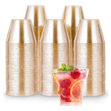 Vasos De 9 Oz Desechables Elegantes Para Fiesta 100 Pz, Copas Elegantes Para Fiestas, Bodas, Postre, Cócteles, Vino