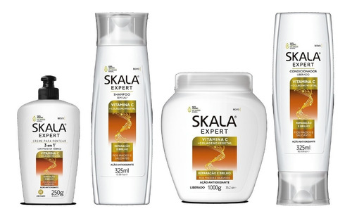 Kit Skala  Vitamina C + Colageno Completo