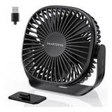 Smartdevil Pequeño Ventilador De Escritorio Usb, Ventilador