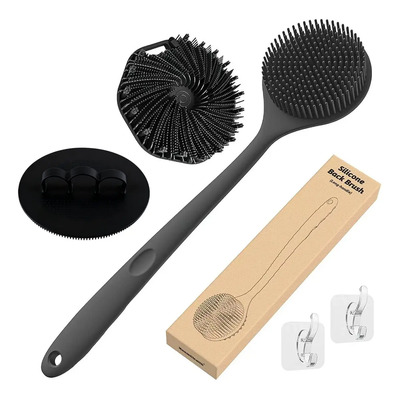 3pzs Cepillo De Baño De Ducha Exfoliante Corporal Silicón | MercadoLibre