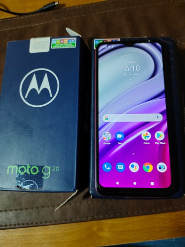 Motorola G20 64 Gb Y 4gb De Ram Con Su Caja Y Cargador Origi