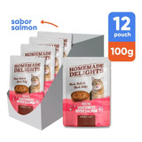 Alimento Humedo Homemade Delights Gatos Pouch Pate Salmon