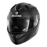 Casco Shark Ridill Para Moto Lente Interno Negro