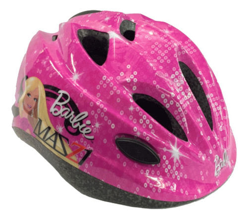 Casco Bicicleta Proteccion Skate Monop Niñas Mazzi Barbie