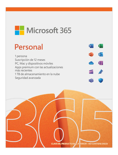 Microsoft 365 Personal Suscripcion Anual