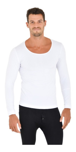 Remera Termica Manga Larga Termica Frisada Deportiva Hombre