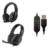 Fone De Ouvido Headset Gamer Para Pc, Notebook Rgb Usb 7.1