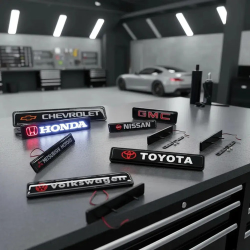 Al Embellecedor Emblema Led Para Auto, Varios Modelos | MercadoLibre