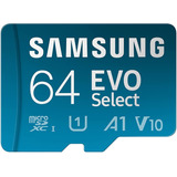 Samsung Evo Select 64gb C10 U1 Fhd A1 V10 130mb/s+ Adaptador