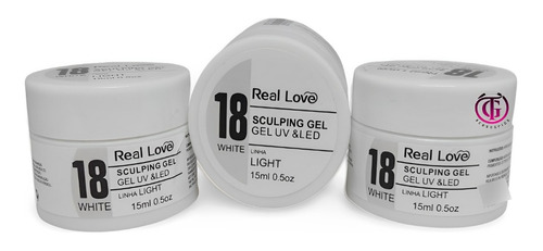  Gel Para Unha Kit Real Love Light Xd 15gr 3 Unidades 