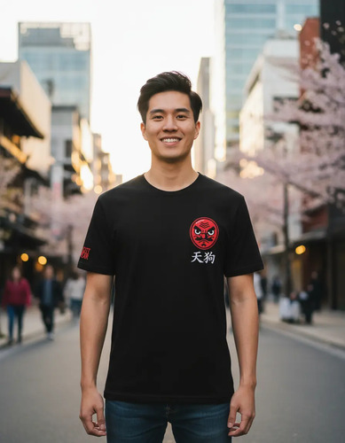Playera Tengu Hashira Pilar De Agua Sakonji Tanjiro Japonesa | Meses sin interés
