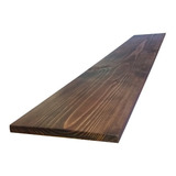 Prateleira Reta Painel Pinus Com Suporte Invisível 1,40x25 Cor Imbuia