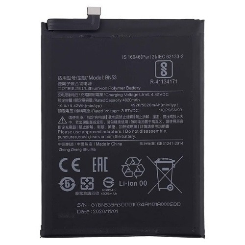 Bateria Bn53 Para Xiaomi Note 9 Pro M2003j6b2g Garantia