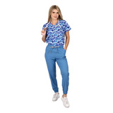 Pijama Quirurgica Conjunto Antifluidos Flex Jogger Scrub