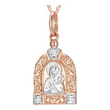 Medalla Virgen Guadalupe Swarovski Elements Estuche Lujo