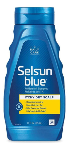 Shampoo Selsun Blue Itchy Dry Scalp Dandruff 325ml 11oz