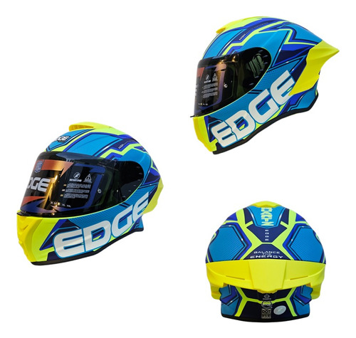 Casco Moto Edge Shangai Integral Certificado Dot/ece