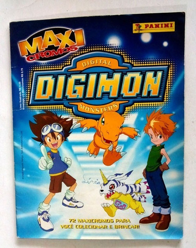 Álbum Digimon Digital Monsters - Ler Descrição - R(192)