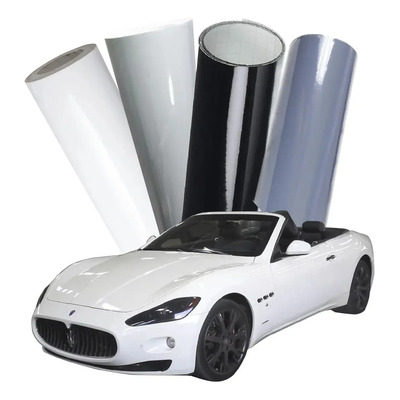 Vinil Wrap Negro Blanco Gris Colores Supreme Autoelit 1x1.5m | Envío gratis