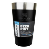 Copo De Cerveja Térmico Preto Fosco Em Inox Stanley De 473ml