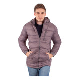 Camperas Hombres Infladas Largas Parka Nueva Abrigada Nylon 