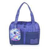 Bolsa Cloe Para Mujer Porta Laptop 15 PLG De Viaje Color Azul Marino