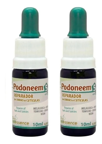 Kit Com 2 Podoneem - Pro-essence-5 Em 1 Reparador De Unhas