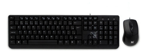 Kit Essential Teclado E Mouse Usb2.0 Maxprint Cor Do Mouse Preto Cor Do Teclado Preto