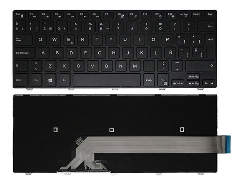 Teclado Dell 14-3000 Negro Inspiron 3452 3458 3459 3462 