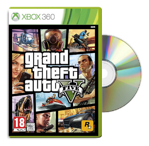 Gta Grand Theft Auto V  Standard Edition  Xbox 360 Físico