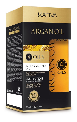 Aceite Kativa Argan Oil 60ml - mL a $908