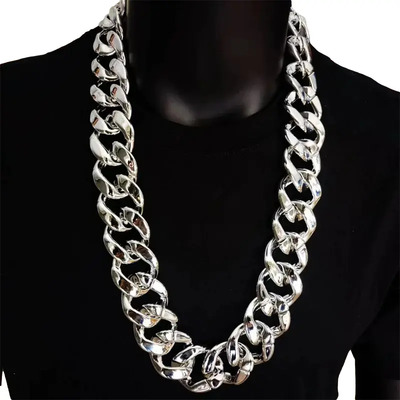 Collar Cadena Buchona Disfraz Buchón De Acrílico Juguete