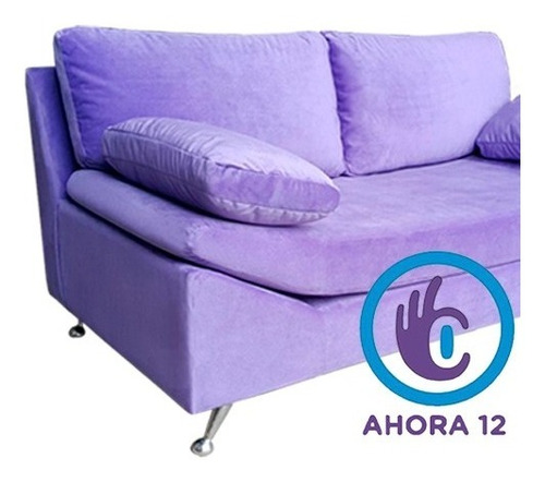 Sillon 3 Cuerpos Premium Pana P/cromada Fullconfort Premium