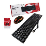 Combo Teclado Gtc Usb Kbg204u + Mouse Gtc Mog107 Negro