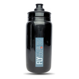 Caramañola Elite Fly 550ml Negro Boquilla Rebatible