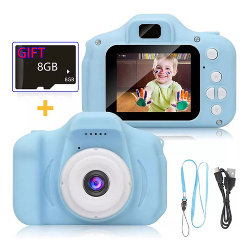 Cámara Digital Para Niños, Grabadora De Video Y Fotografía