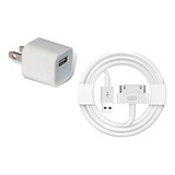 Cargador Pared 5w+cable 1m 30 Pin Compatible iPad 1 2 3 iPod