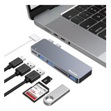 Adaptador Macboock Pro Tipo C 5 En 1 - Multipuerto Usb.