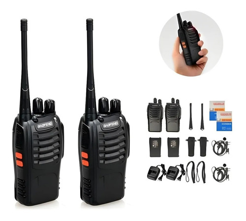 Radio Walkie Talkie Baofeng Bf-888s X2 Bateria 2800mah