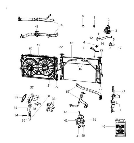 Valvula Temperatura Jeep Commander Xk Dodge Ram Mopar Foto 9