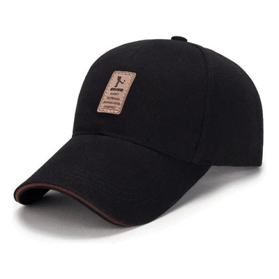 Gorra Especial Para Actividades Al Aire Libre Beisbol Sol Color Negro Con Orilla Café Talla Ajustable Adulto