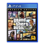 Jogo Gta V Premium Edition Ps4 Mídia Física Lacrado Original