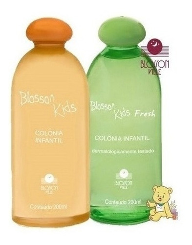 Kit 2 Unid. Colônia Blosson Fragrâncias Fresh E Frutal 200ml