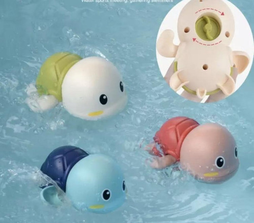 Juguetes De Baño Para Bebé Y Niños Tortuga Nadadora
