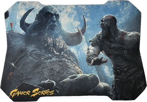 Mouse Pad Gamer Cdtek Grande 30x25 Mous God Of War 2 Diseño Impreso Gow2