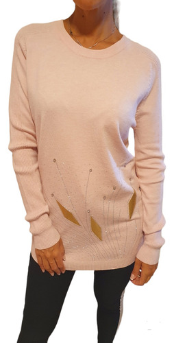 Sweater Bremer Importado Bordado Con Strass Calidad Premium 