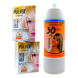 Polvo Decolorante 700g.+ Crema Activadora (peróxido) Loquay 